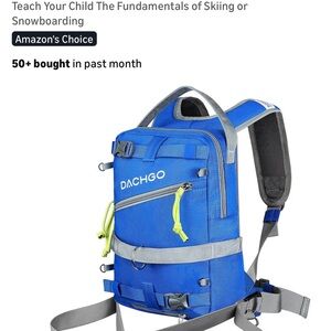 DACHGO Ski and Snowboard Harness with Training Leash for Kids